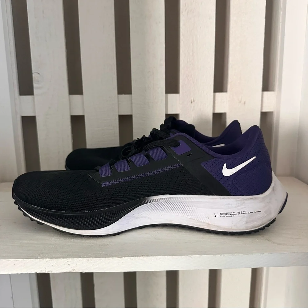Nike Pegasus 38 TCU Horned Frogs Men 13 Black Purple